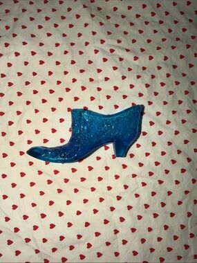 Fenton Art Glass shoe heel
